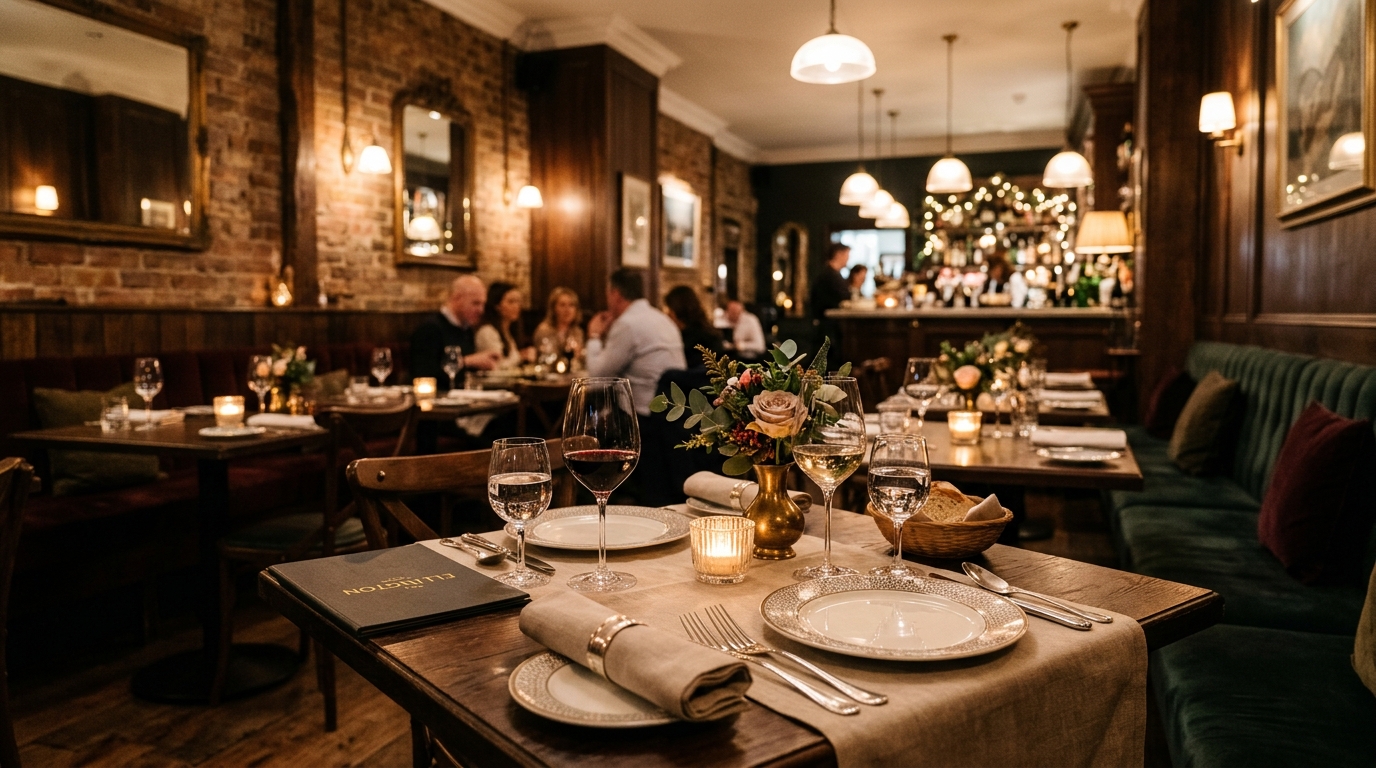 Elegant custom website for a boutique restaurant